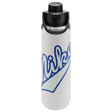 Nike Recharge Chug Bottle Stainless Steel White/Blue 709ml